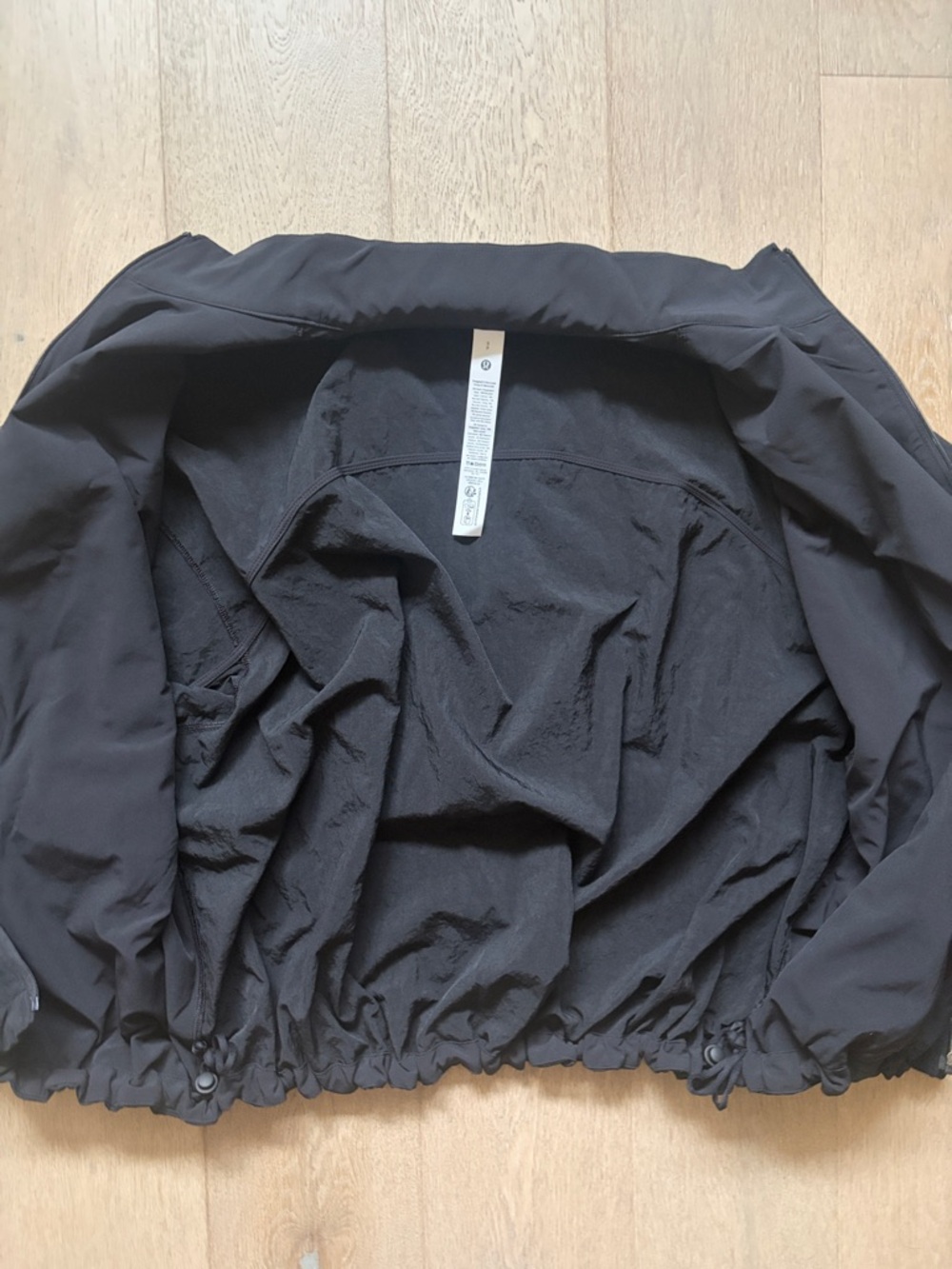EUC license to train woven oversized jacket black/white size small lululemon - Picture 6 of 16